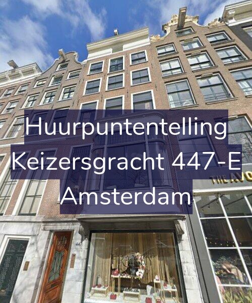 Foto gevel Huurpuntentelling voor Keizersgracht 447-E, Amsterdam