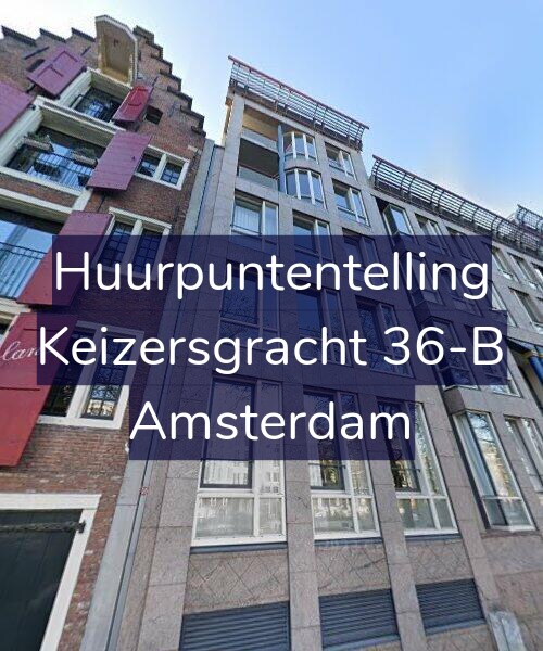 Foto gevel Huurpuntentelling voor Keizersgracht 36-B, Amsterdam