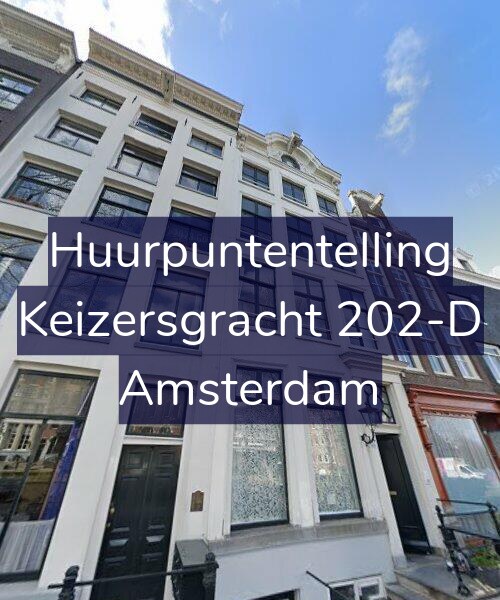Foto gevel Huurpuntentelling voor Keizersgracht 202-D, Amsterdam