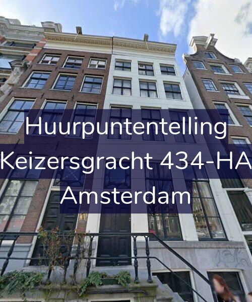 Foto gevel Huurpuntentelling voor Keizersgracht 434-HA, Amsterdam