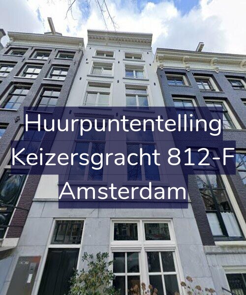 Foto gevel Huurpuntentelling voor Keizersgracht 812-F, Amsterdam
