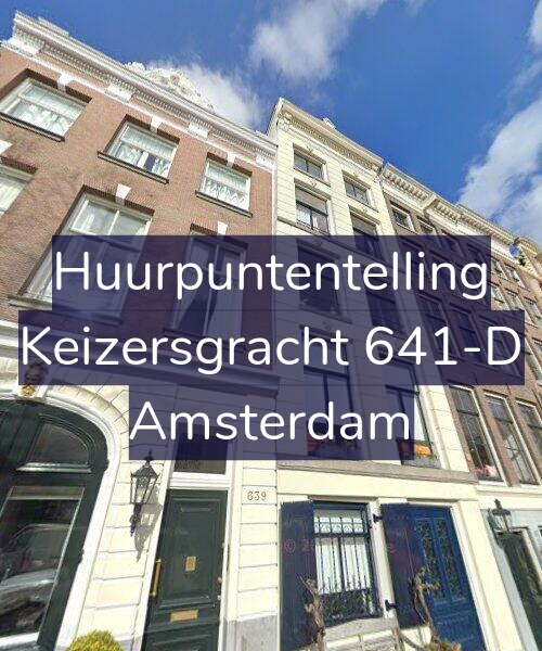 Foto gevel Huurpuntentelling voor Keizersgracht 641-D, Amsterdam