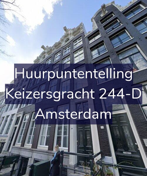 Foto gevel Huurpuntentelling voor Keizersgracht 244-D, Amsterdam