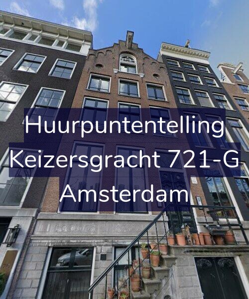 Foto gevel Huurpuntentelling voor Keizersgracht 721-G, Amsterdam