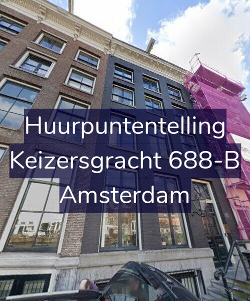 Foto gevel Huurpuntentelling voor Keizersgracht 688-B, Amsterdam