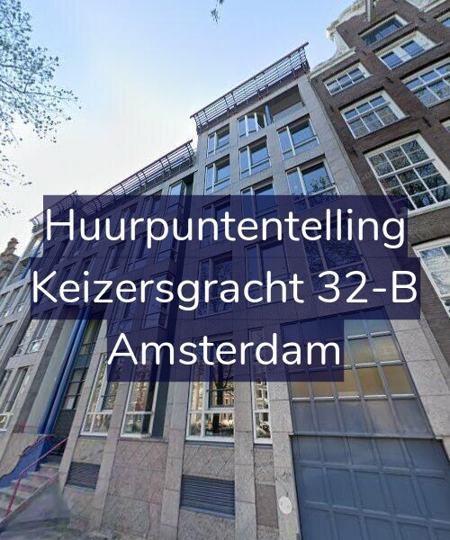Foto gevel Huurpuntentelling voor Keizersgracht 32-B, Amsterdam