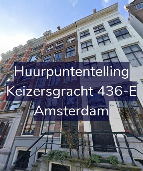 Foto gevel Huurpuntentelling voor Keizersgracht 436-E, Amsterdam