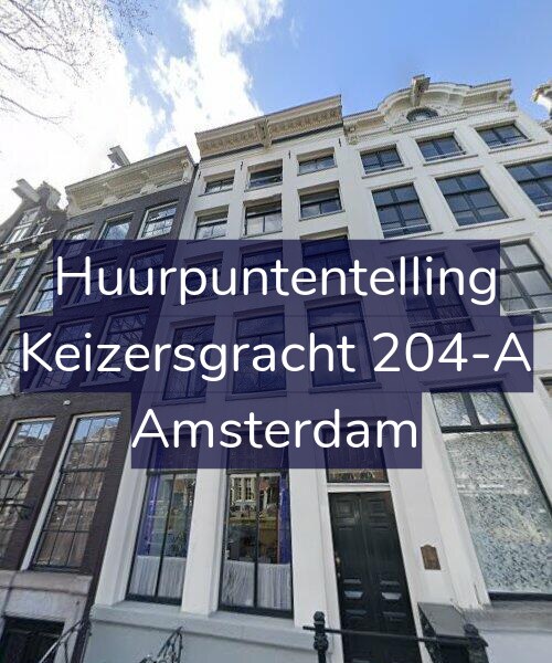 Foto gevel Huurpuntentelling voor Keizersgracht 204-A, Amsterdam