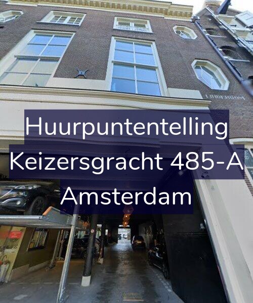 Foto gevel Huurpuntentelling voor Keizersgracht 485-A, Amsterdam