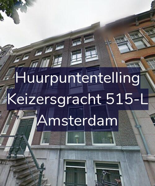 Foto gevel Huurpuntentelling voor Keizersgracht 515-L, Amsterdam