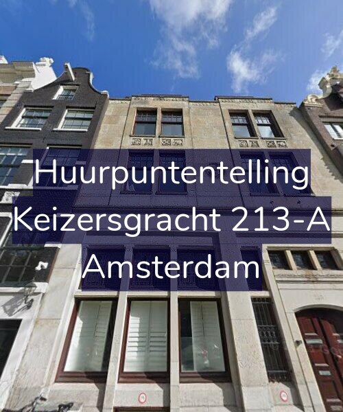 Foto gevel Huurpuntentelling voor Keizersgracht 213-A, Amsterdam