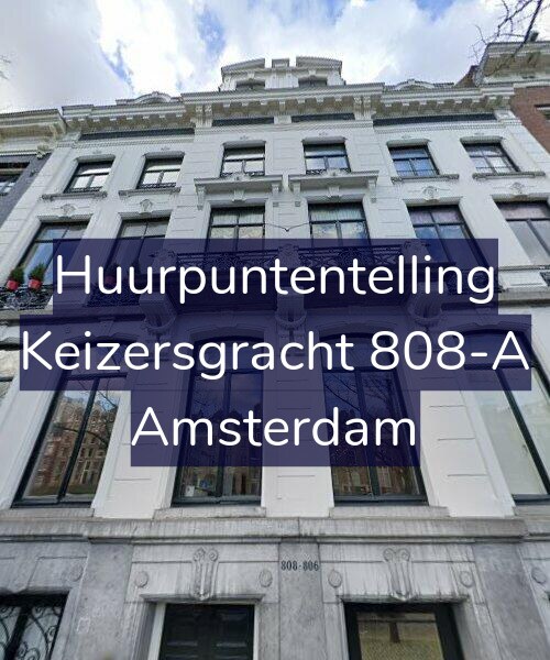 Foto gevel Huurpuntentelling voor Keizersgracht 808-A, Amsterdam