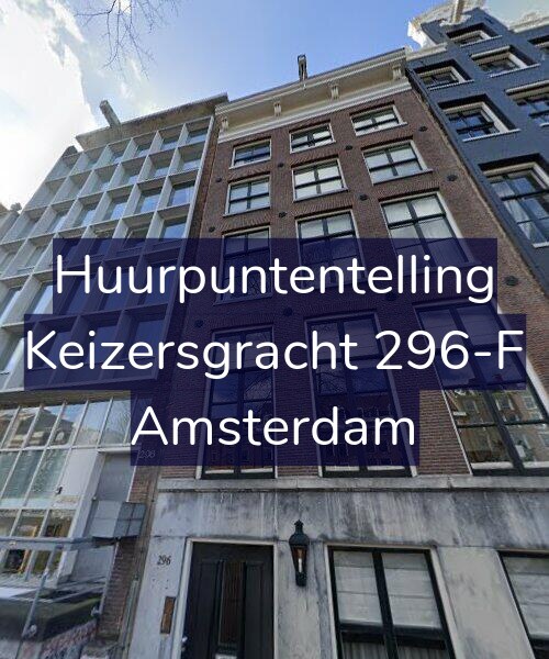 Foto gevel Huurpuntentelling voor Keizersgracht 296-F, Amsterdam