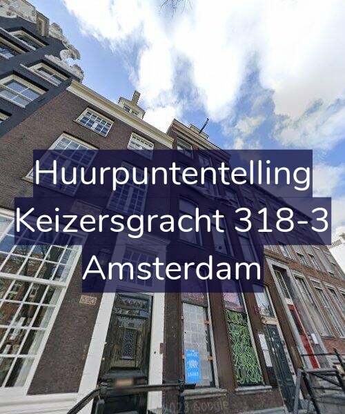 Foto gevel Huurpuntentelling voor Keizersgracht 318-3, Amsterdam