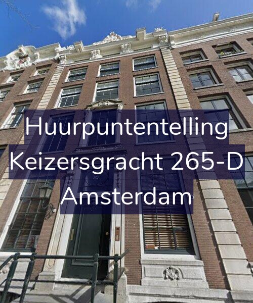 Foto gevel Huurpuntentelling voor Keizersgracht 265-D, Amsterdam