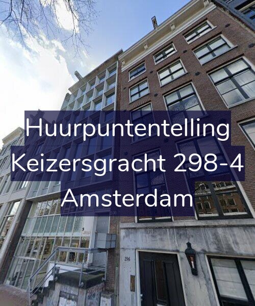 Foto gevel Huurpuntentelling voor Keizersgracht 298-4, Amsterdam