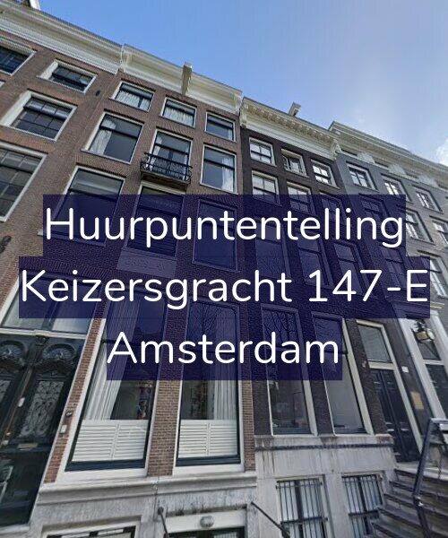 Foto gevel Huurpuntentelling voor Keizersgracht 147-E, Amsterdam