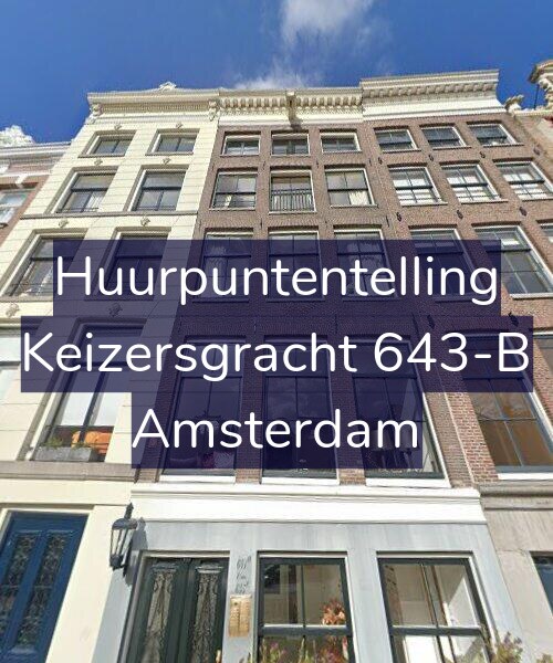 Foto gevel Huurpuntentelling voor Keizersgracht 643-B, Amsterdam