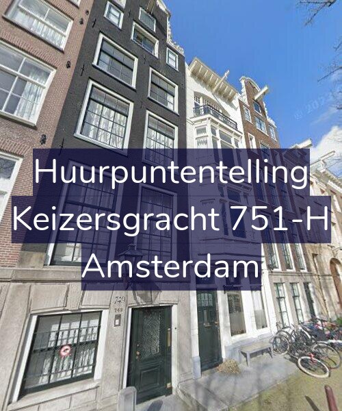 Foto gevel Huurpuntentelling voor Keizersgracht 751-H, Amsterdam