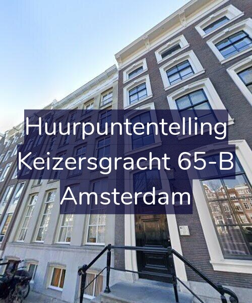 Foto gevel Huurpuntentelling voor Keizersgracht 65-B, Amsterdam