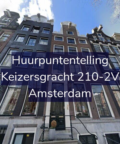 Foto gevel Huurpuntentelling voor Keizersgracht 210-2V, Amsterdam