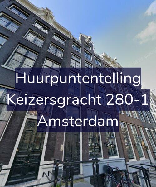 Foto gevel Huurpuntentelling voor Keizersgracht 280-1, Amsterdam