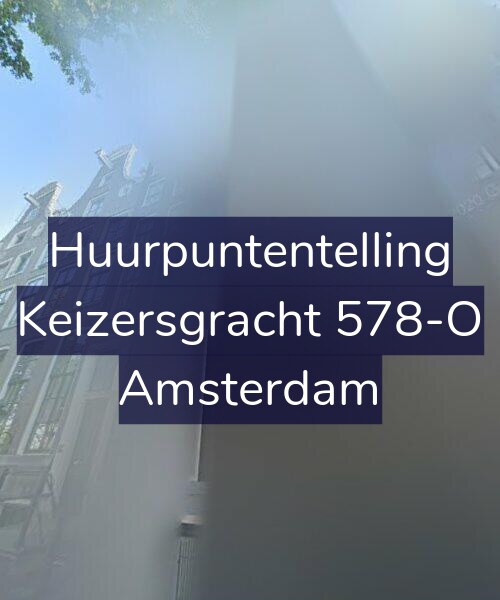 Foto gevel Huurpuntentelling voor Keizersgracht 578-O, Amsterdam