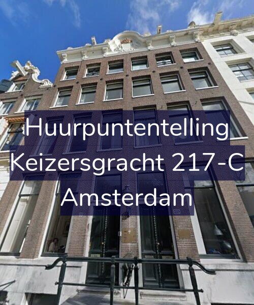 Foto gevel Huurpuntentelling voor Keizersgracht 217-C, Amsterdam