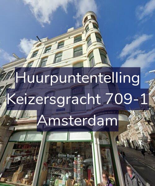 Foto gevel Huurpuntentelling voor Keizersgracht 709-1, Amsterdam