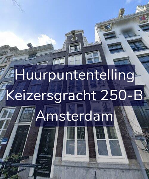 Foto gevel Huurpuntentelling voor Keizersgracht 250-B, Amsterdam
