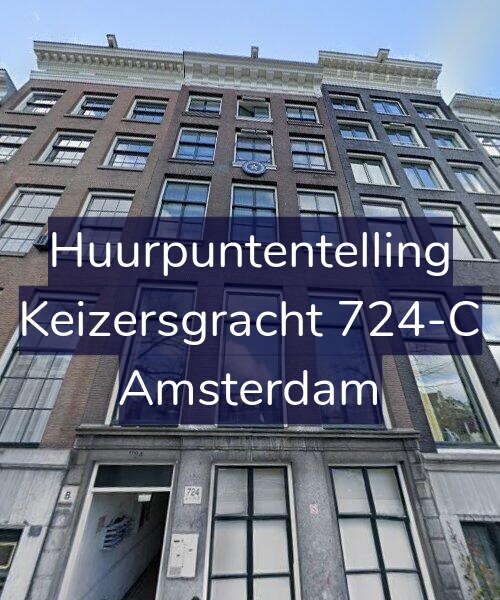 Foto gevel Huurpuntentelling voor Keizersgracht 724-C, Amsterdam