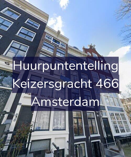 Foto gevel Huurpuntentelling voor Keizersgracht 466, Amsterdam