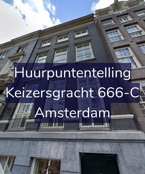 Foto gevel Huurpuntentelling voor Keizersgracht 666-C, Amsterdam
