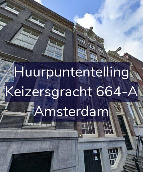 Foto gevel Huurpuntentelling voor Keizersgracht 664-A, Amsterdam