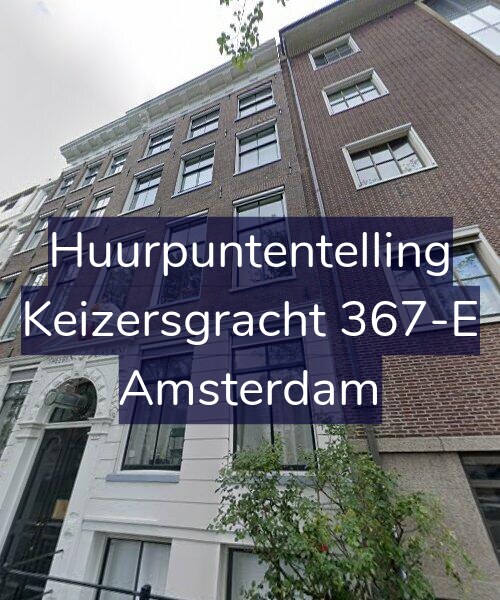 Foto gevel Huurpuntentelling voor Keizersgracht 367-E, Amsterdam