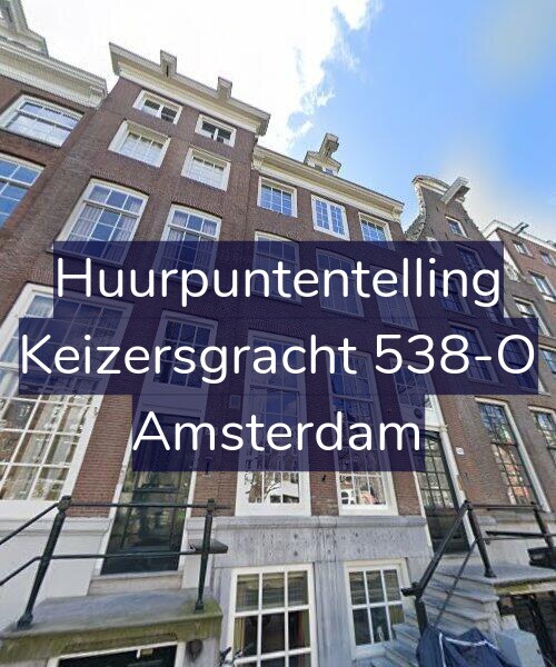 Foto gevel Huurpuntentelling voor Keizersgracht 538-O, Amsterdam