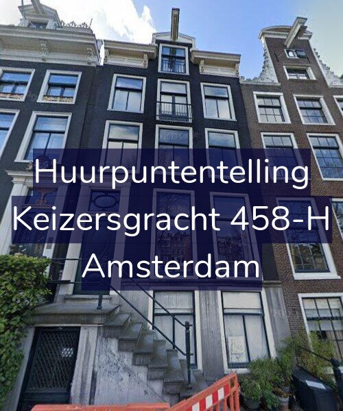 Foto gevel Huurpuntentelling voor Keizersgracht 458-H, Amsterdam