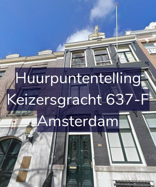 Foto gevel Huurpuntentelling voor Keizersgracht 637-F, Amsterdam