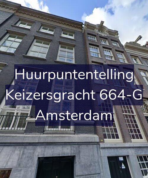 Foto gevel Huurpuntentelling voor Keizersgracht 664-G, Amsterdam