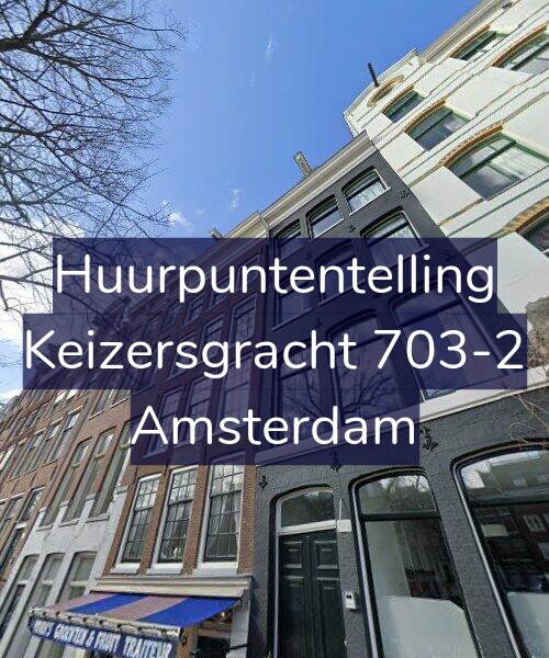 Foto gevel Huurpuntentelling voor Keizersgracht 703-2, Amsterdam