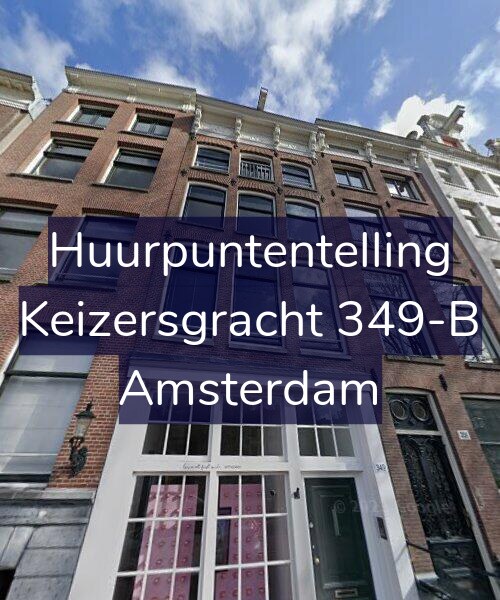Foto gevel Huurpuntentelling voor Keizersgracht 349-B, Amsterdam