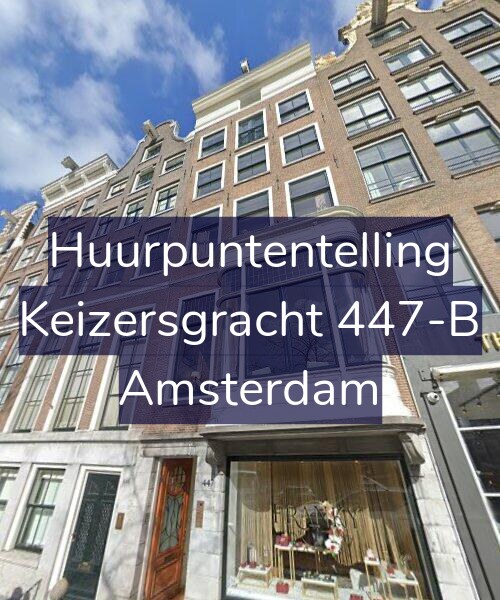 Foto gevel Huurpuntentelling voor Keizersgracht 447-B, Amsterdam
