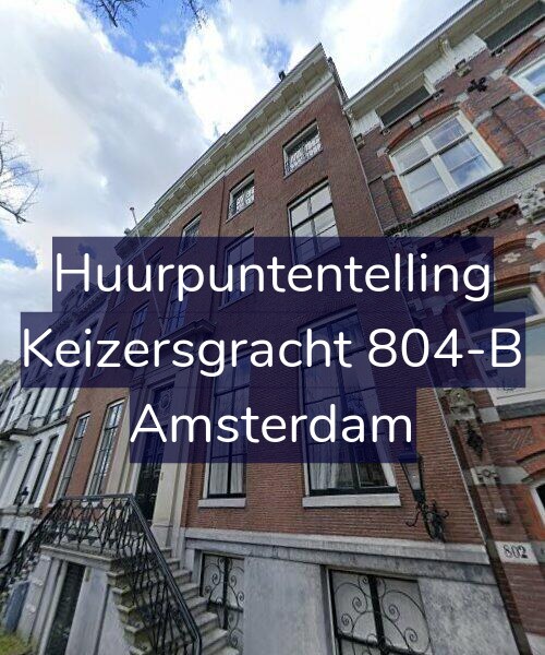 Foto gevel Huurpuntentelling voor Keizersgracht 804-B, Amsterdam