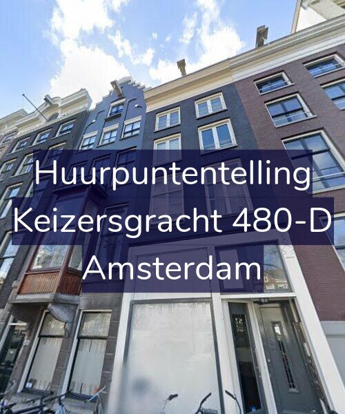 Foto gevel Huurpuntentelling voor Keizersgracht 480-D, Amsterdam
