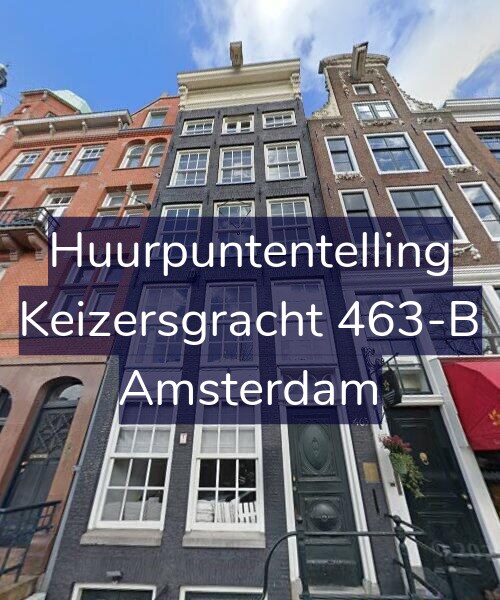 Foto gevel Huurpuntentelling voor Keizersgracht 463-B, Amsterdam