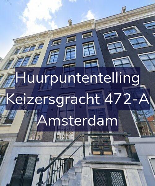 Foto gevel Huurpuntentelling voor Keizersgracht 472-A, Amsterdam