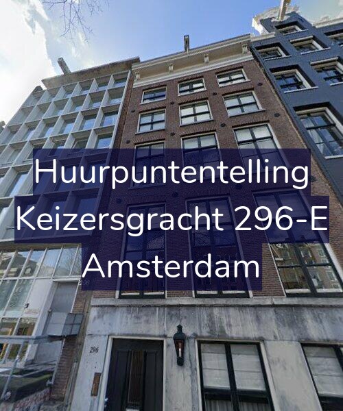 Foto gevel Huurpuntentelling voor Keizersgracht 296-E, Amsterdam