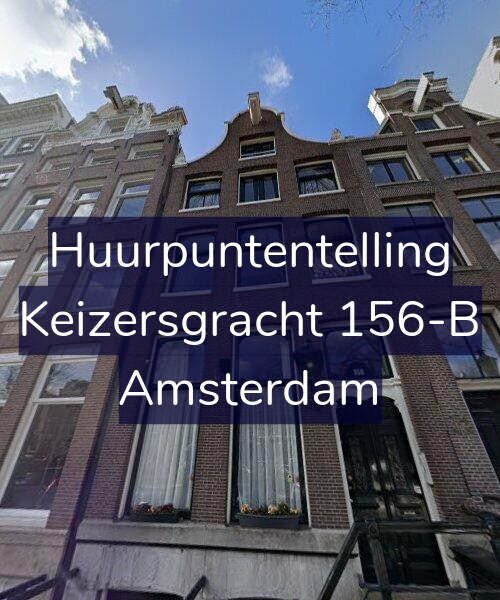 Foto gevel Huurpuntentelling voor Keizersgracht 156-B, Amsterdam
