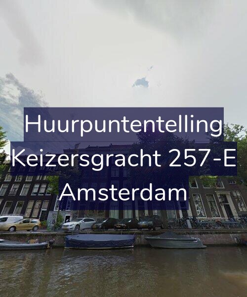 Foto gevel Huurpuntentelling voor Keizersgracht 257-E, Amsterdam