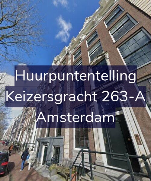 Foto gevel Huurpuntentelling voor Keizersgracht 263-A, Amsterdam